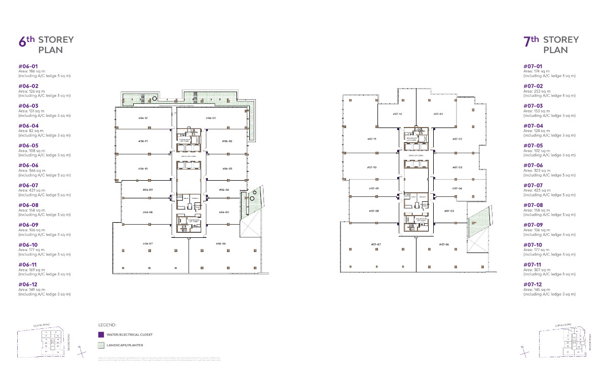 One Sophia #6 and #7 Floor Plan